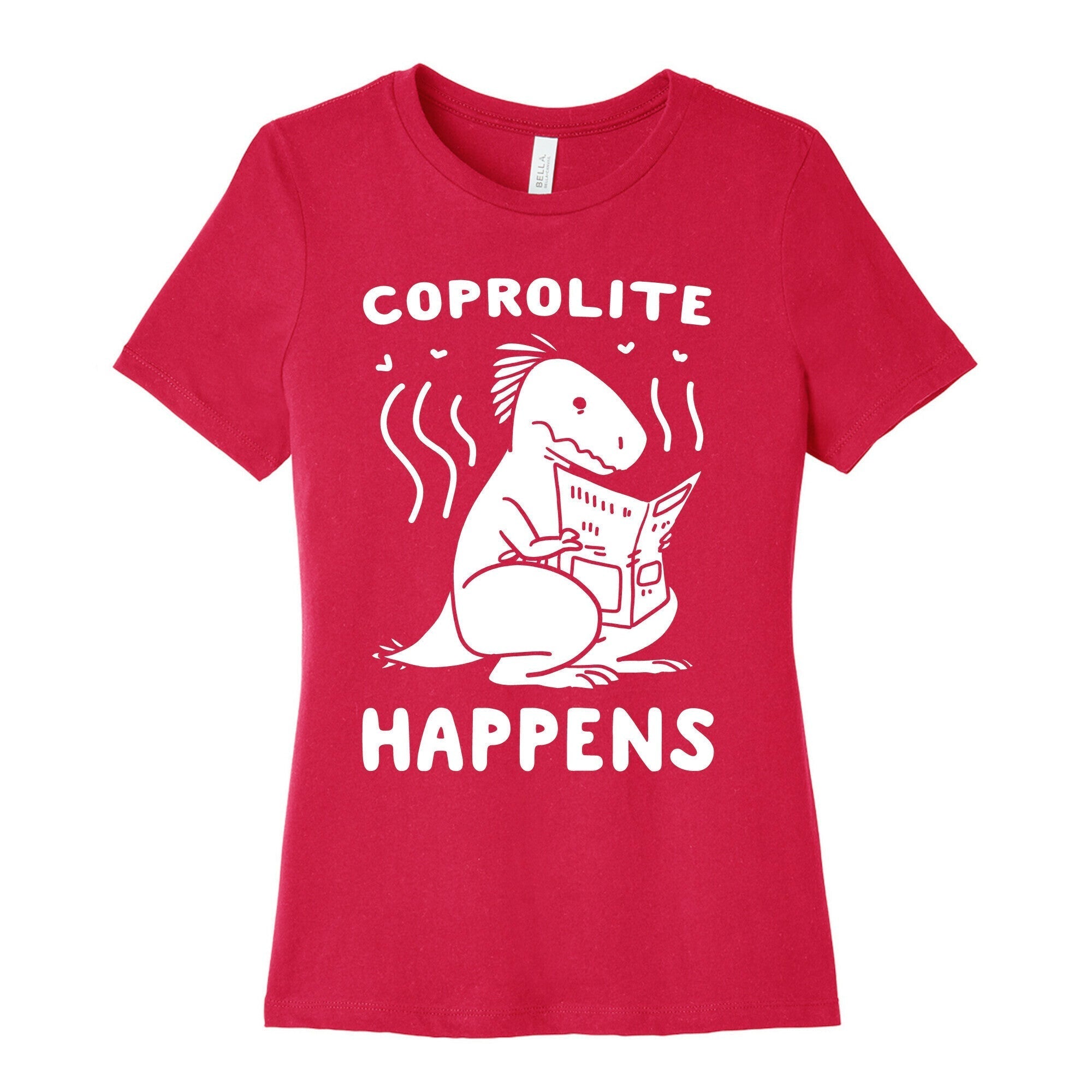 Coprolite Happens Women's Cotton Tee Hoodie, Sweatshirt | PureTeeCo.com (Image 2)