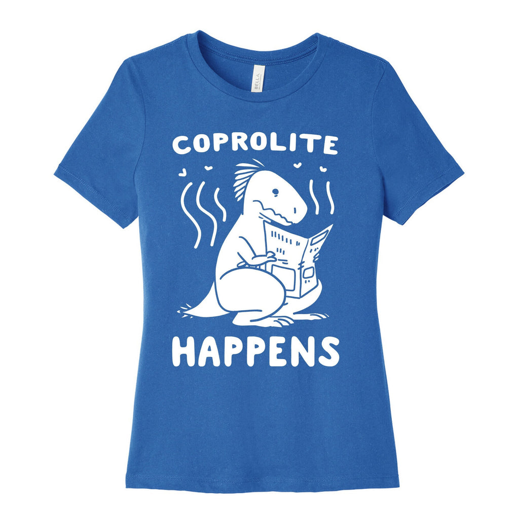 Coprolite Happens Women's Cotton Tee Hoodie, Sweatshirt | PureTeeCo.com (Image 3)
