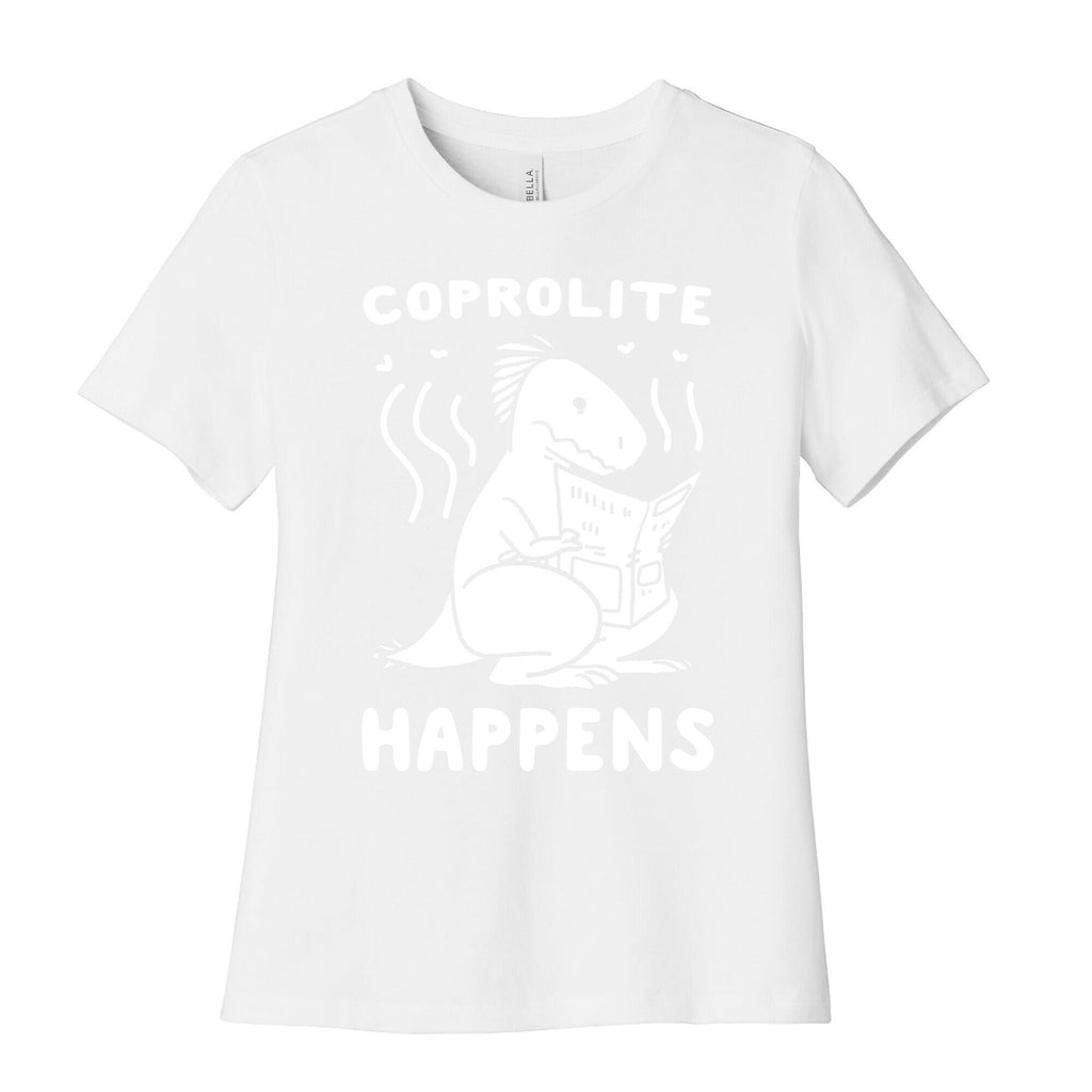 Coprolite Happens Women's Cotton Tee Hoodie, Sweatshirt | PureTeeCo.com (Image 4)