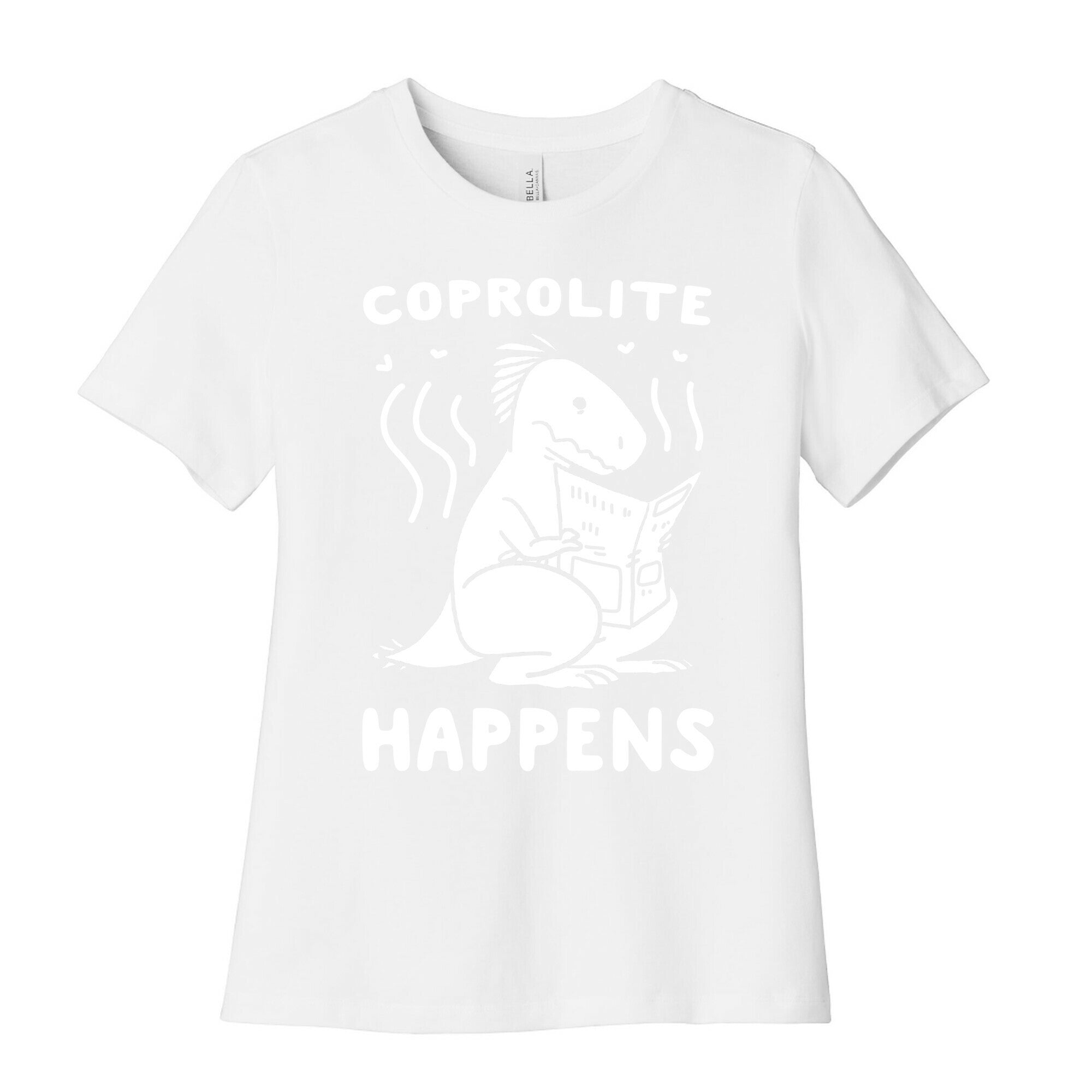 Coprolite Happens Women's Cotton Tee Hoodie, Sweatshirt | PureTeeCo.com (Image 4)