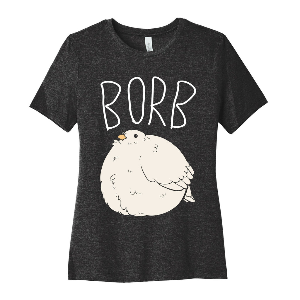 Borb Women's Cotton Tee Hoodie, Sweatshirt | PureTeeCo.com (Image 1)