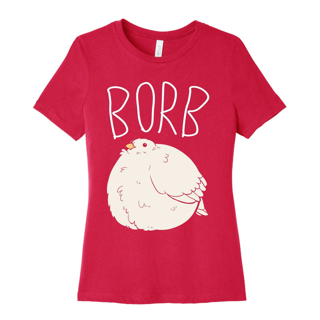 Borb Women's Cotton Tee Hoodie, Sweatshirt | PureTeeCo.com (Image 2)