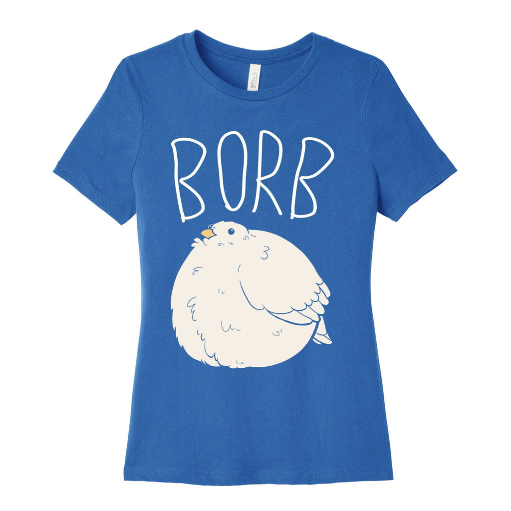 Borb Women's Cotton Tee Hoodie, Sweatshirt | PureTeeCo.com (Image 3)