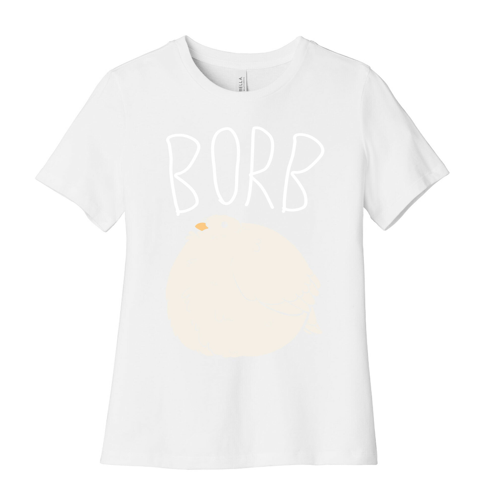 Borb Women's Cotton Tee Hoodie, Sweatshirt | PureTeeCo.com (Image 4)