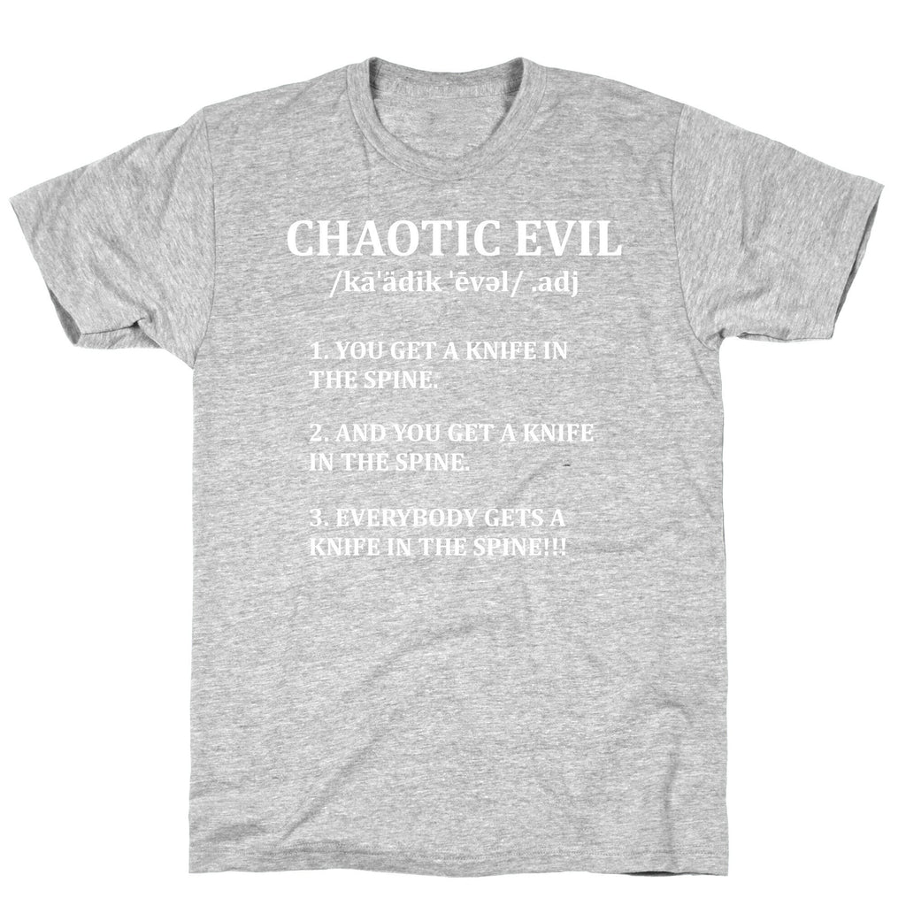 Chaotic evil Definition T-Shirt Hoodie, Sweatshirt | PureTeeCo.com (Image 2)