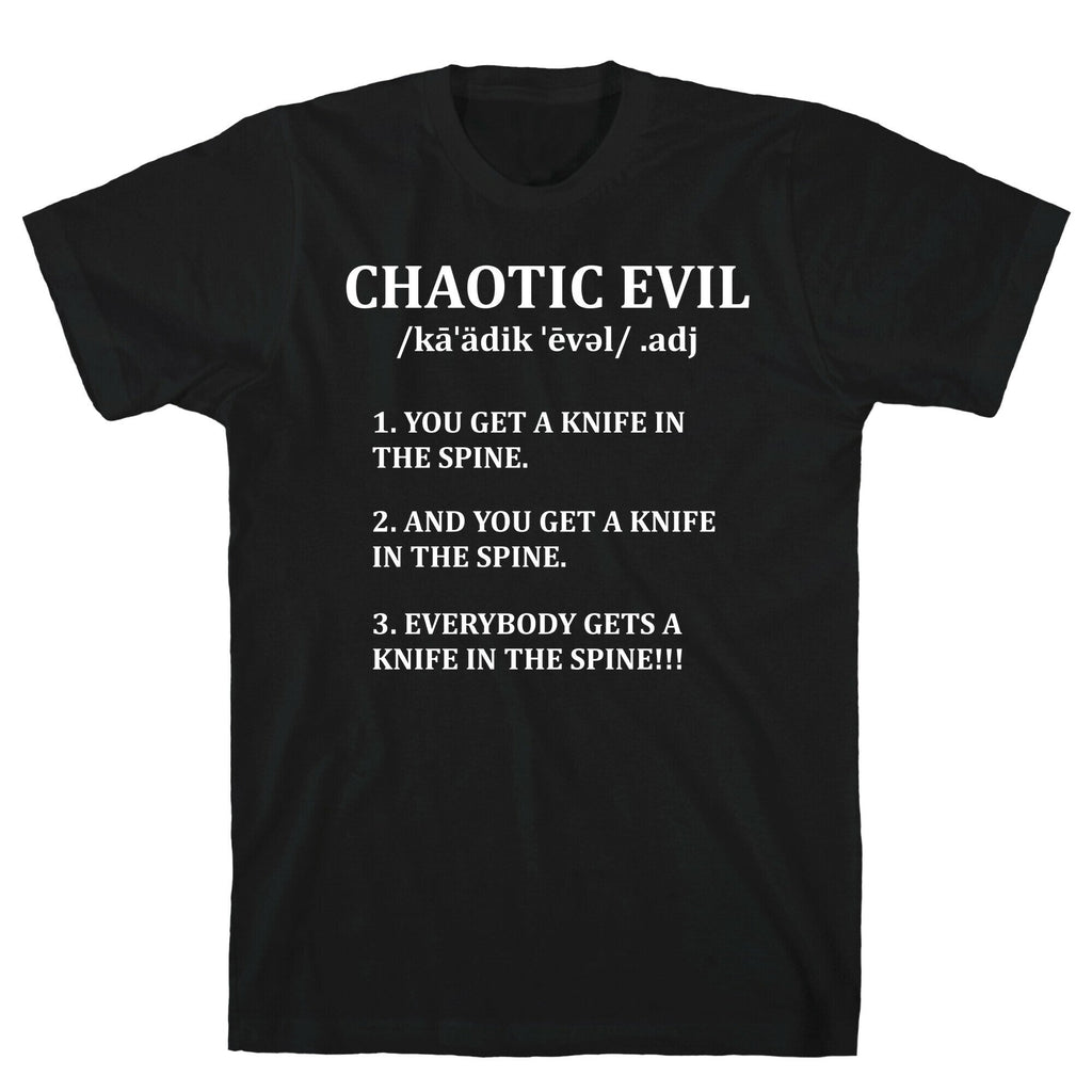 Chaotic evil Definition T-Shirt Hoodie, Sweatshirt | PureTeeCo.com (Image 1)
