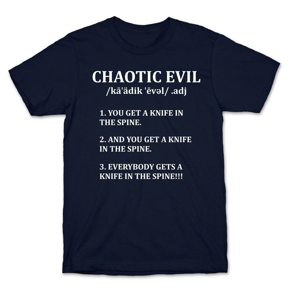 Chaotic evil Definition T-Shirt Hoodie, Sweatshirt | PureTeeCo.com (Image 4)