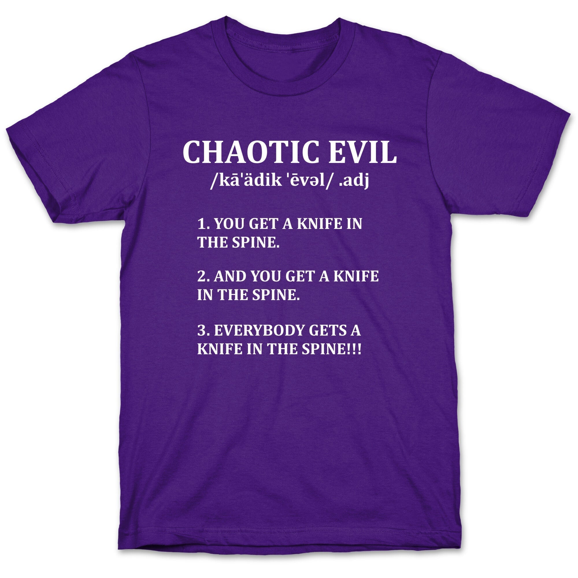 Chaotic evil Definition T-Shirt Hoodie, Sweatshirt | PureTeeCo.com (Image 5)