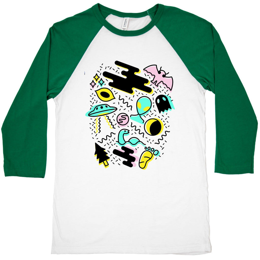 90s Super Naturadical Baseball Tee Hoodie, Sweatshirt | PureTeeCo.com (Image 1)