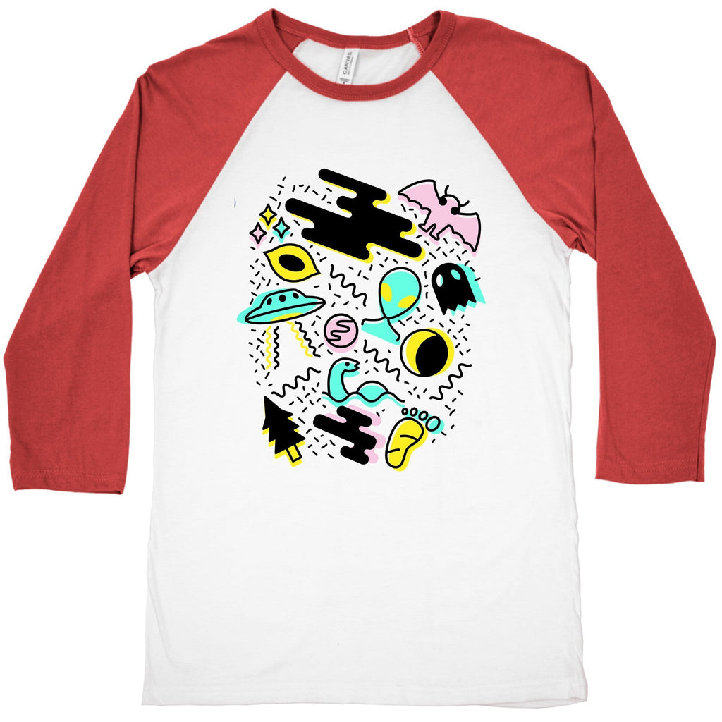 90s Super Naturadical Baseball Tee Hoodie, Sweatshirt | PureTeeCo.com (Image 2)