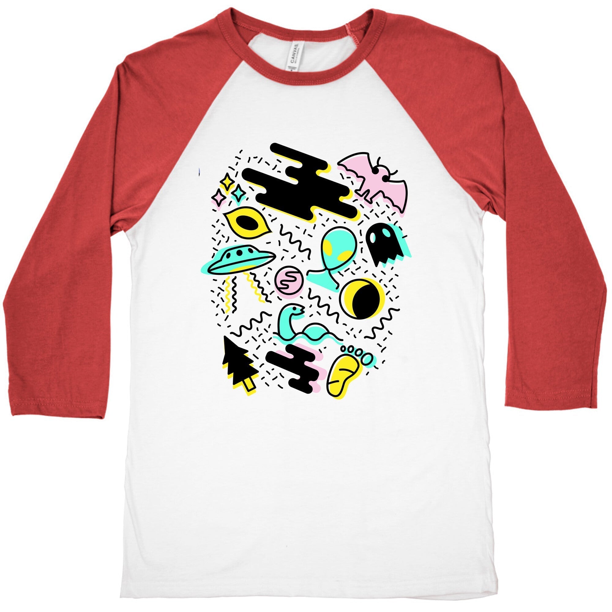 90s Super Naturadical Baseball Tee Hoodie, Sweatshirt | PureTeeCo.com (Image 2)