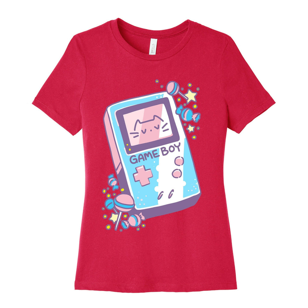 Game Boy - Trans Pride Women's Cotton Tee Hoodie, Sweatshirt | PureTeeCo.com (Image 2)