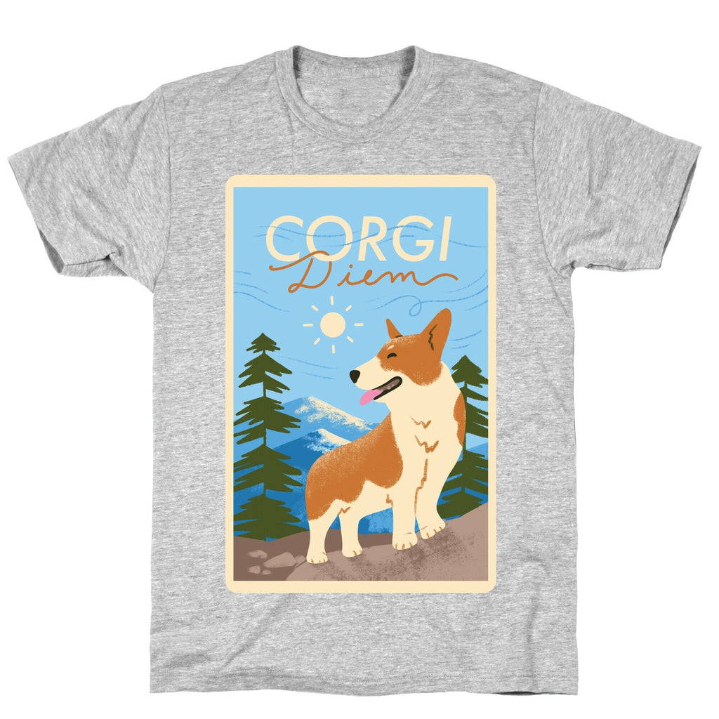 Corgi Diem T-Shirt Hoodie, Sweatshirt | PureTeeCo.com (Image 3)