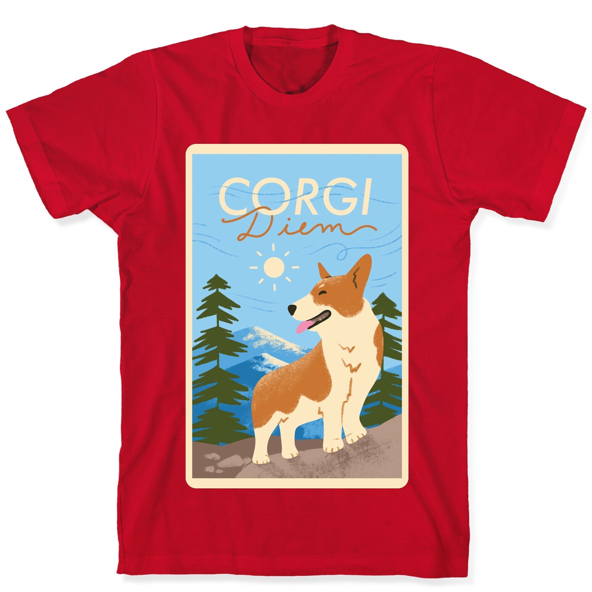 Corgi Diem T-Shirt Hoodie, Sweatshirt | PureTeeCo.com (Image 5)