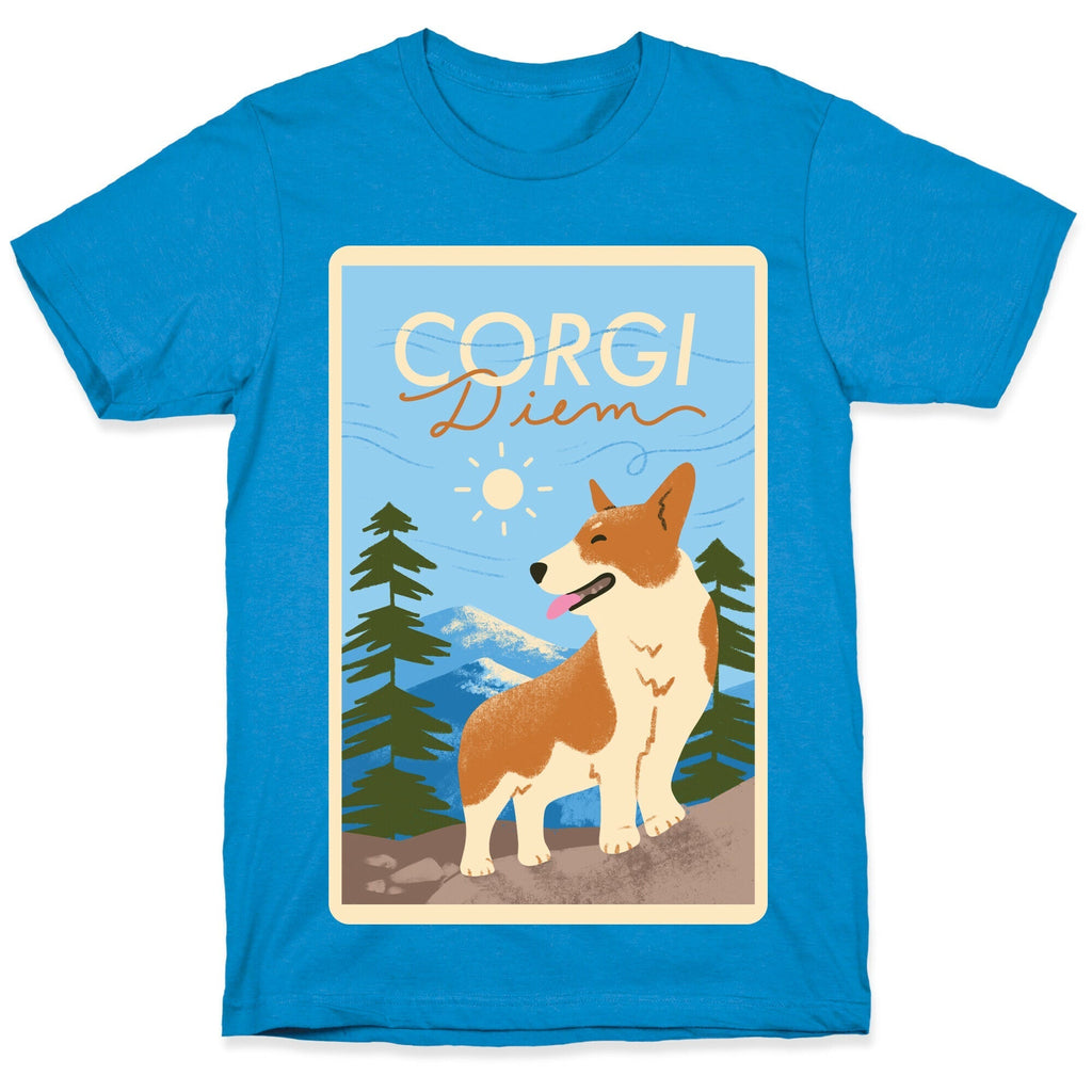 Corgi Diem T-Shirt Hoodie, Sweatshirt | PureTeeCo.com (Image 1)