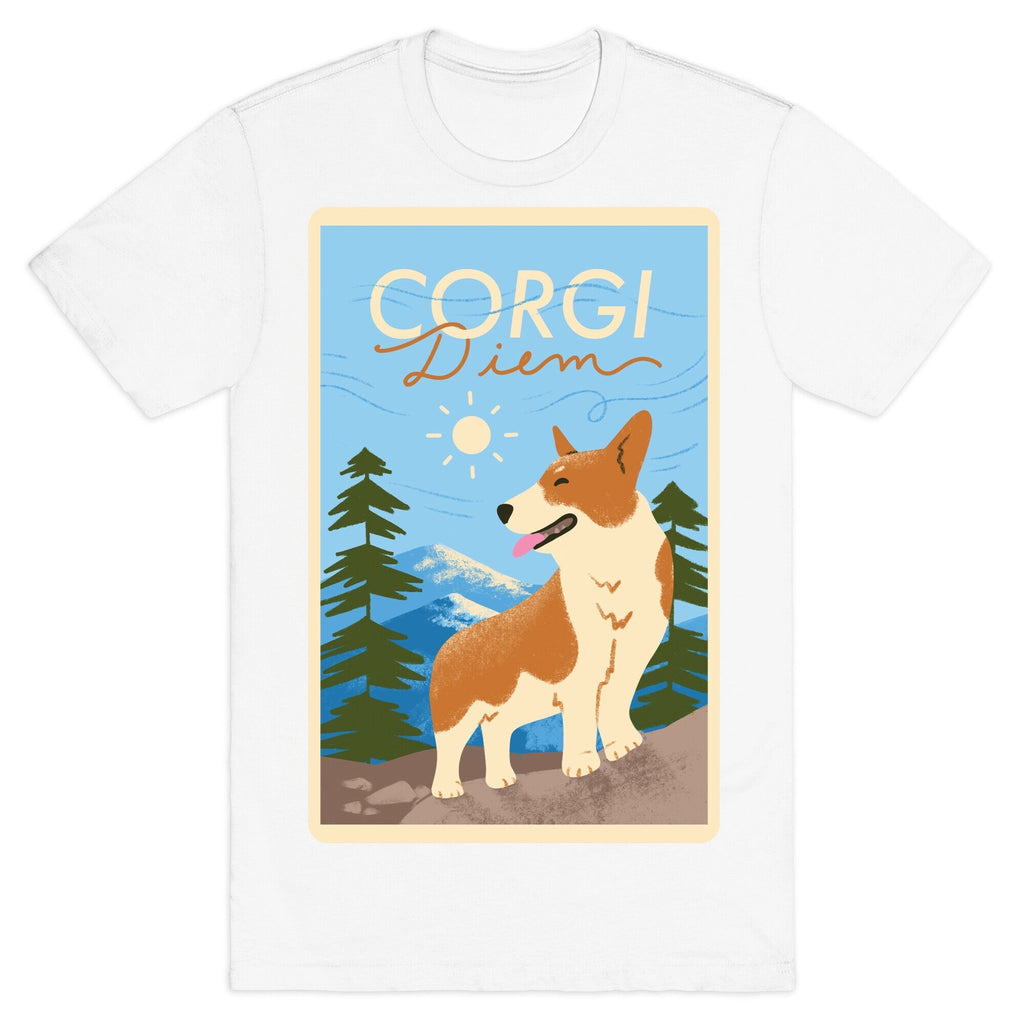 Corgi Diem T-Shirt Hoodie, Sweatshirt | PureTeeCo.com (Image 2)