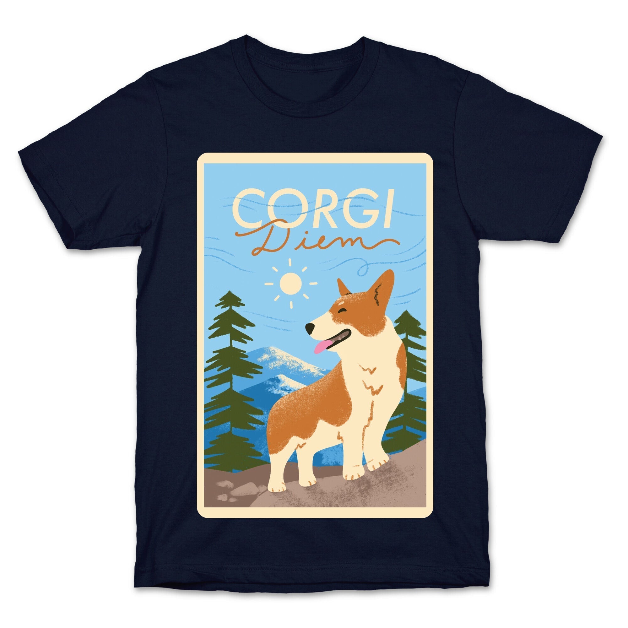 Corgi Diem T-Shirt Style001 Hoodie, Sweatshirt | PureTeeCo.com (Image 4)
