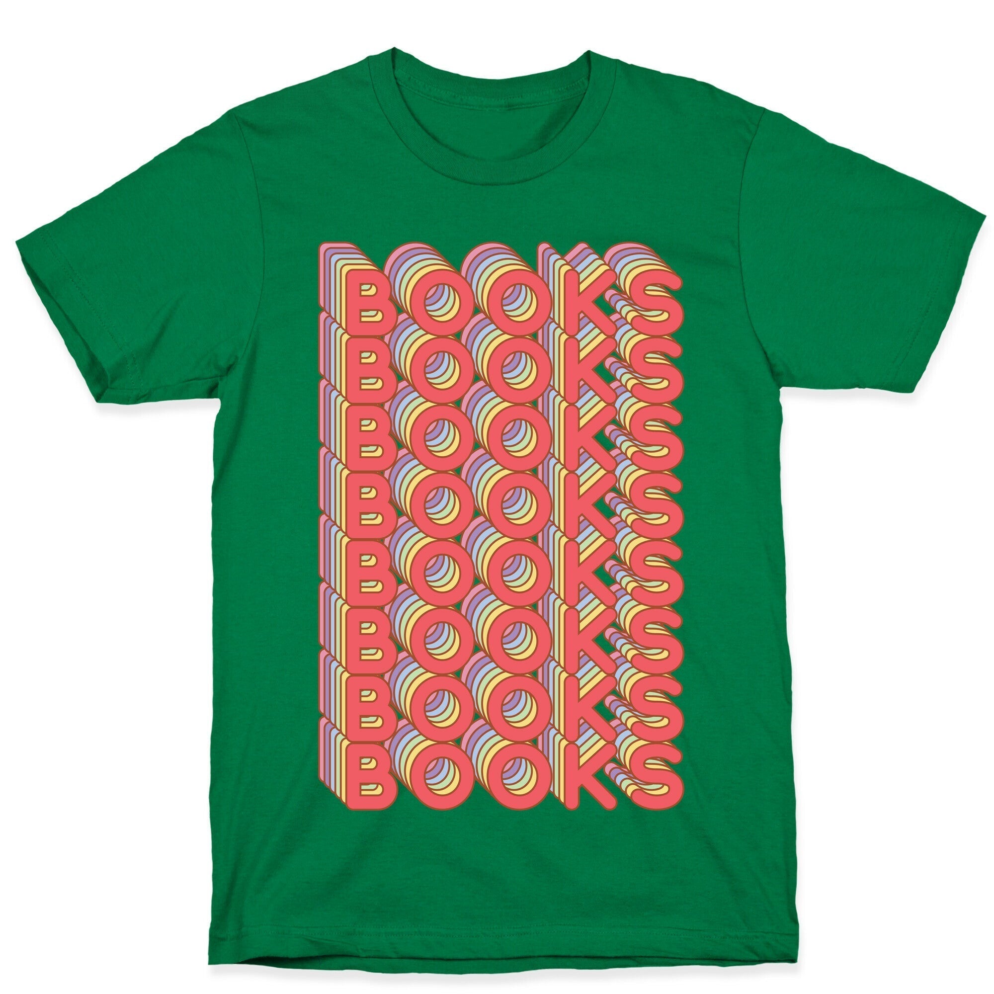 Books Retro Rainbow  T-Shirt Style001 Hoodie, Sweatshirt | PureTeeCo.com (Image 3)