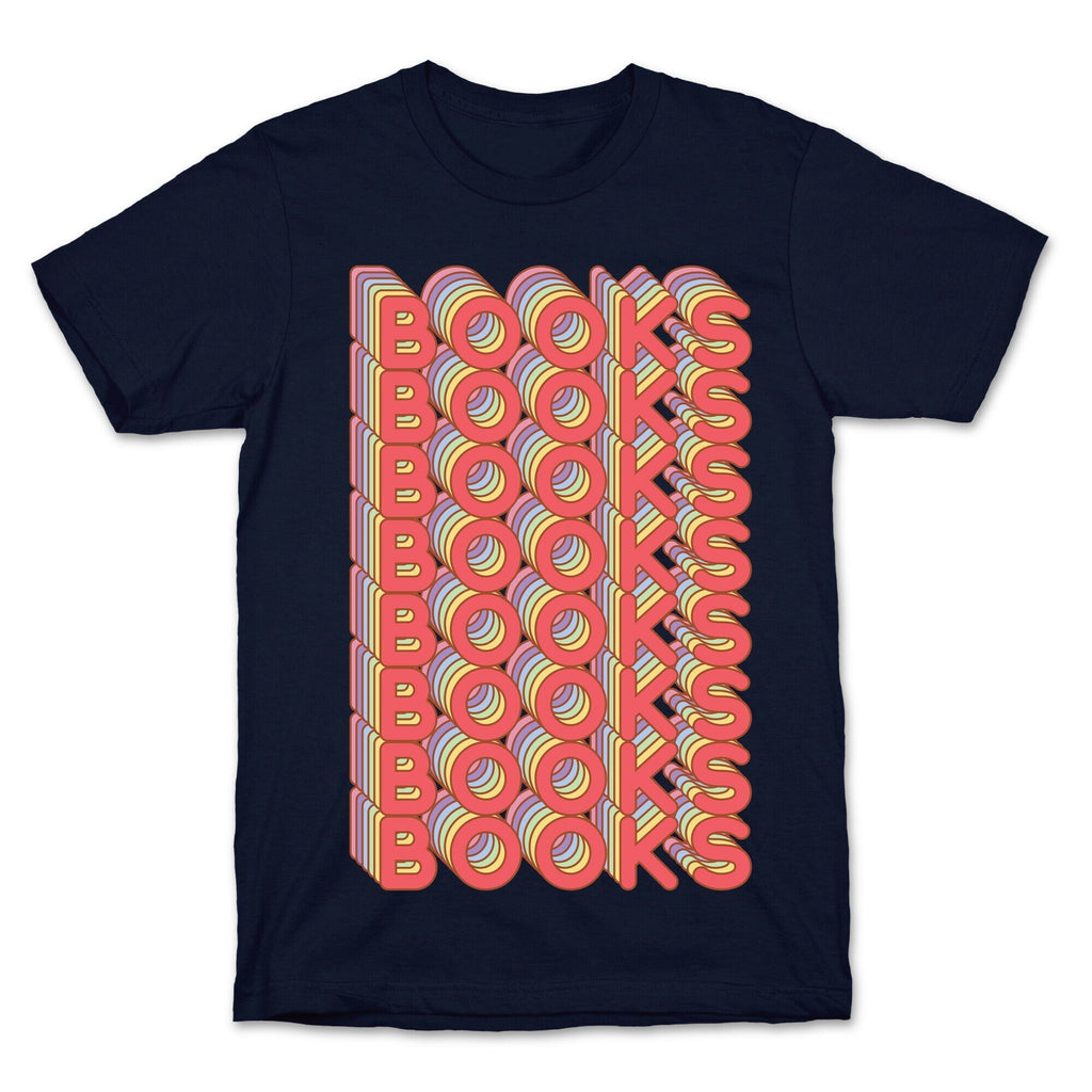 Books Retro Rainbow  T-Shirt Style001 Hoodie, Sweatshirt | PureTeeCo.com (Image 4)