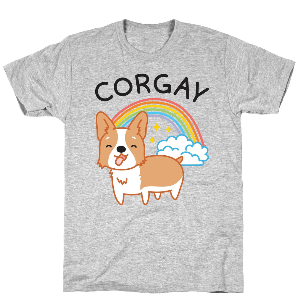 Corgay Gay Corgi T-Shirt Hoodie, Sweatshirt | PureTeeCo.com (Image 3)