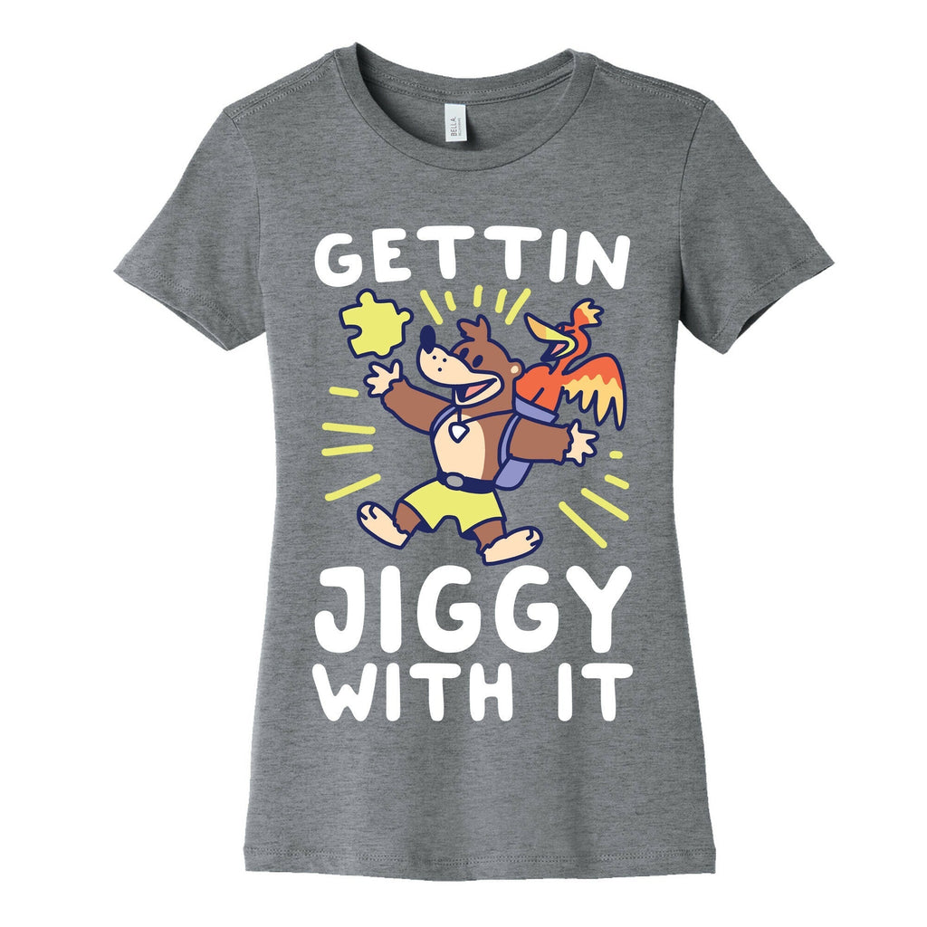 Gettin Jiggy With It Women's Cotton Tee Hoodie, Sweatshirt | PureTeeCo.com (Image 5)