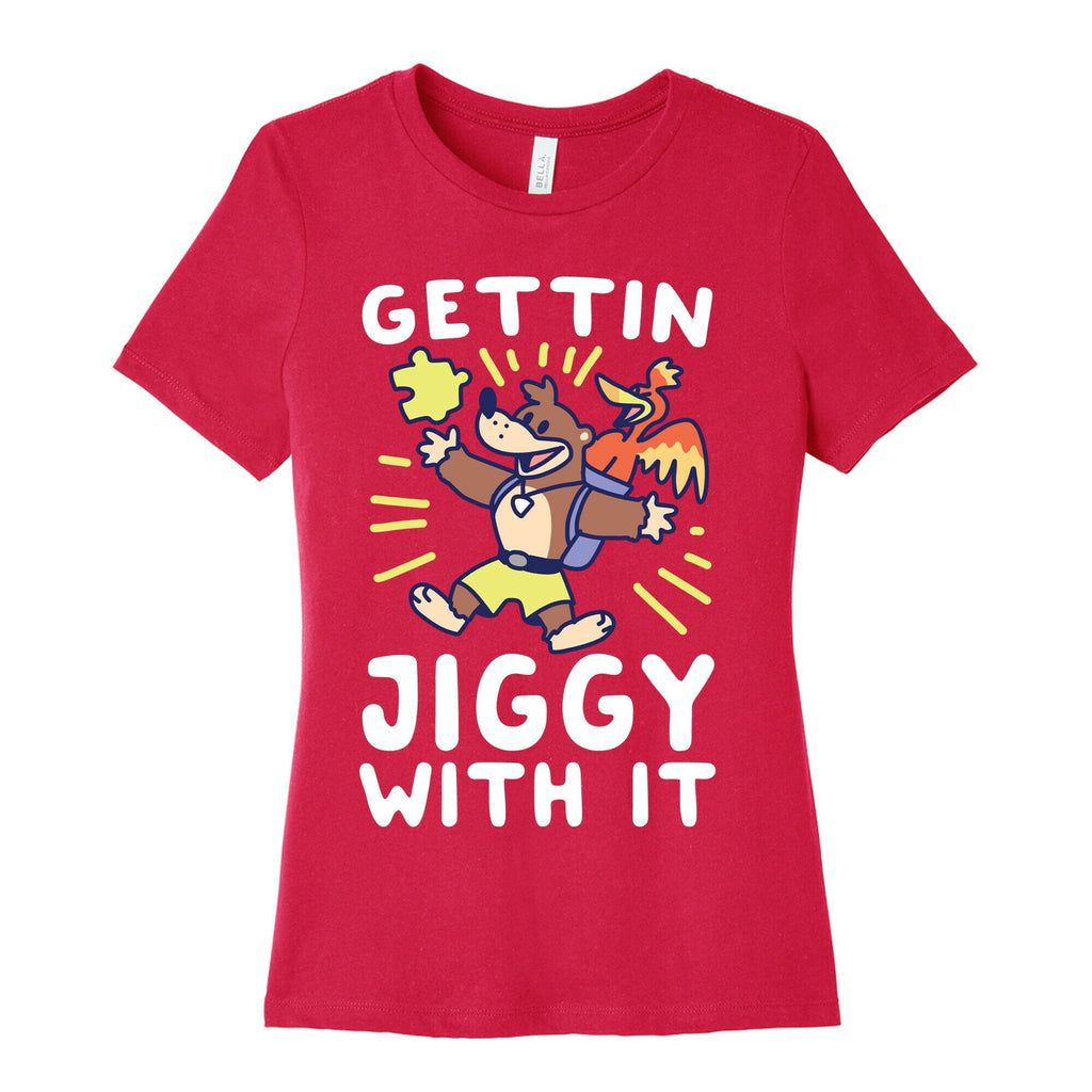 Gettin Jiggy With It Women's Cotton Tee Hoodie, Sweatshirt | PureTeeCo.com (Image 2)