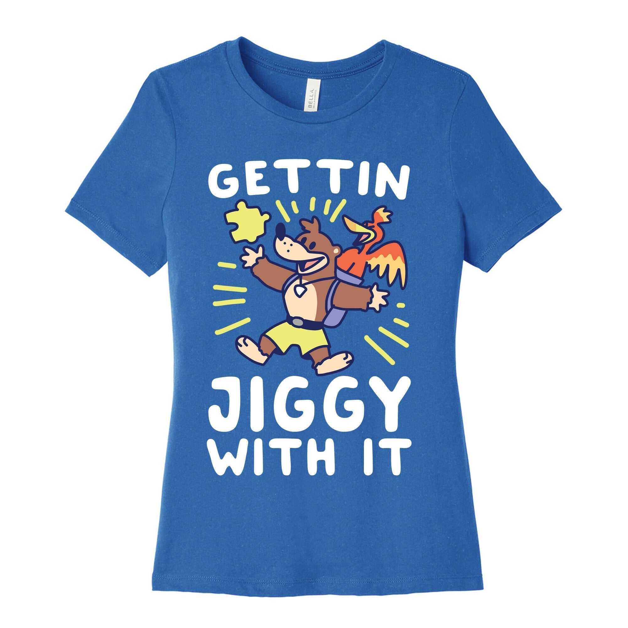 Gettin Jiggy With It Women's Cotton Tee Hoodie, Sweatshirt | PureTeeCo.com (Image 3)