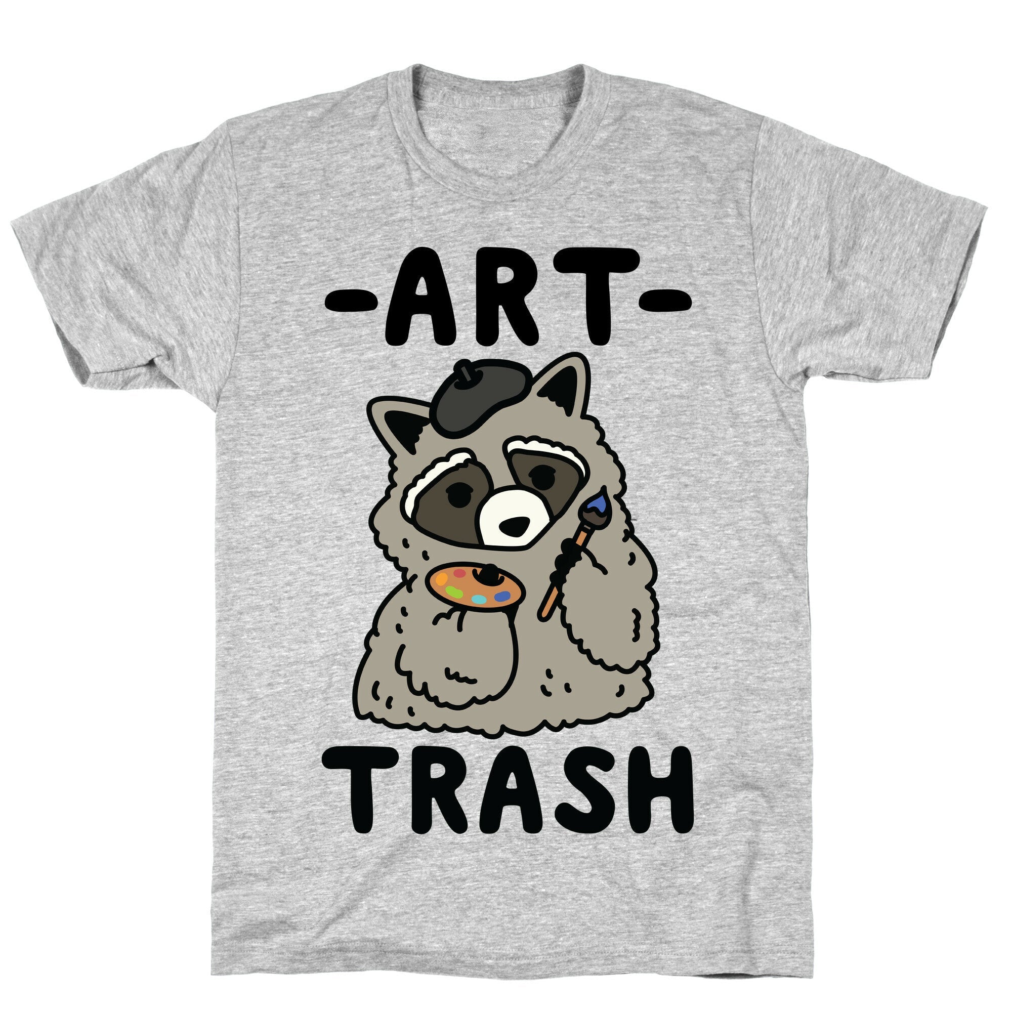 Art Trash Raccoon T-Shirt Hoodie, Sweatshirt | PureTeeCo.com (Image 3)