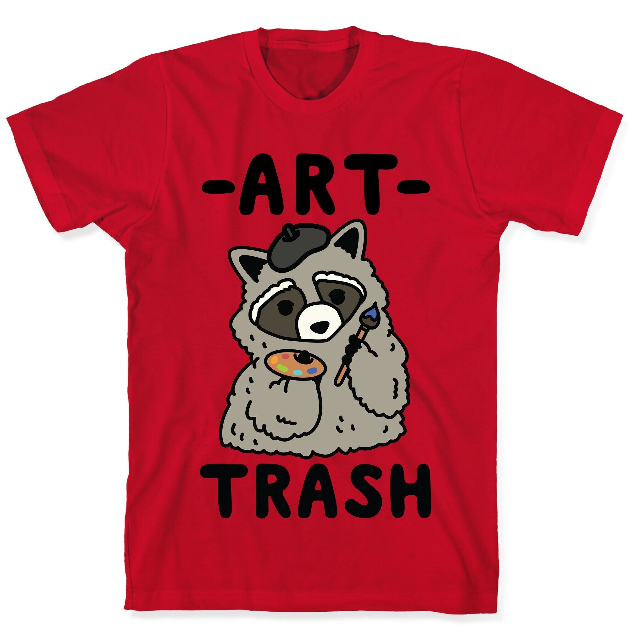 Art Trash Raccoon T-Shirt Hoodie, Sweatshirt | PureTeeCo.com (Image 5)