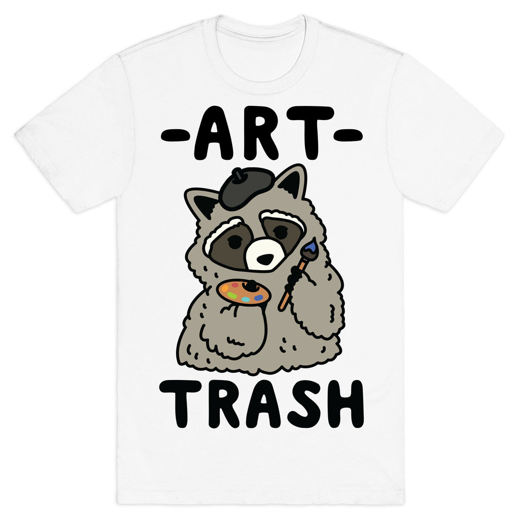 Art Trash Raccoon T-Shirt Hoodie, Sweatshirt | PureTeeCo.com (Image 2)