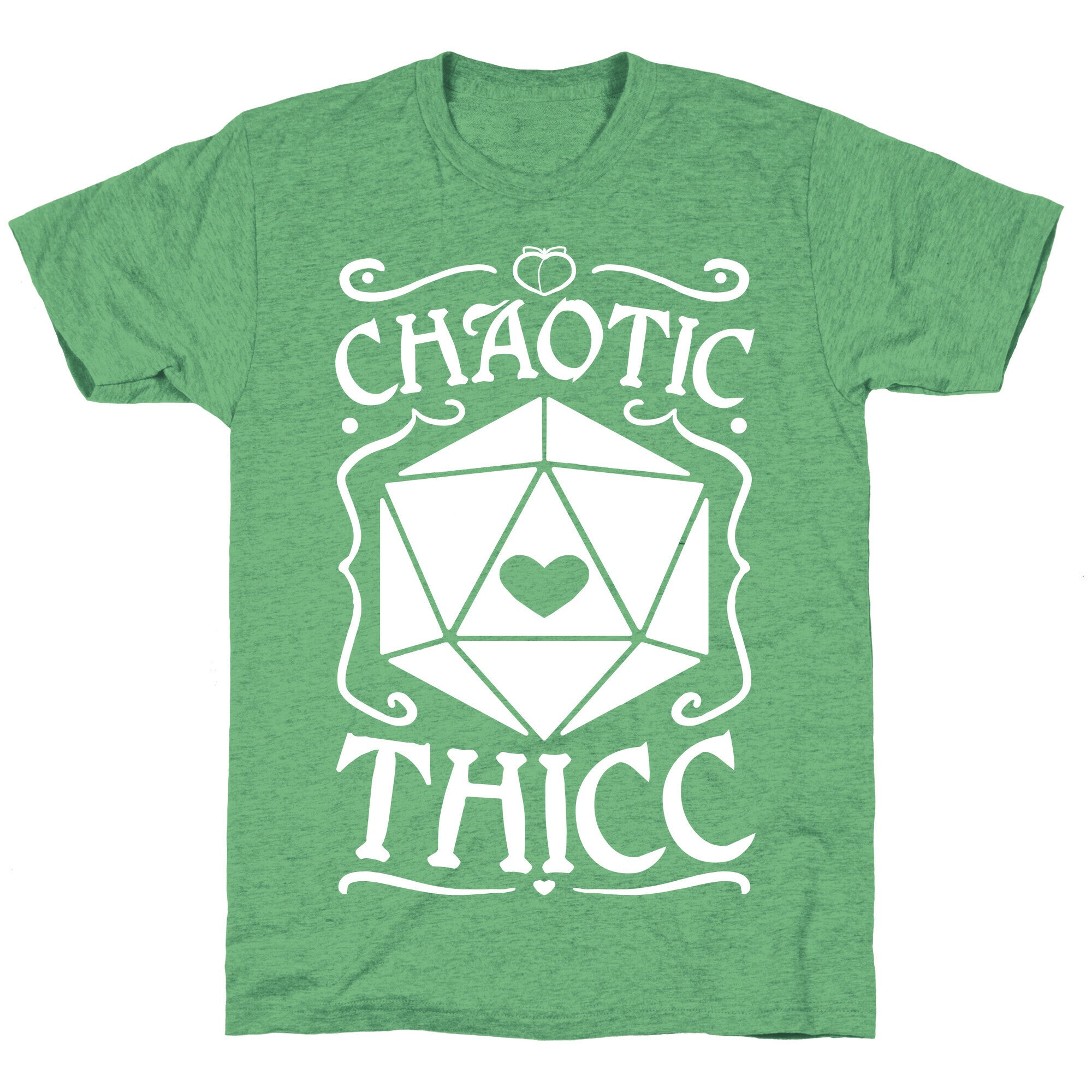 Chaotic Thicc Unisex Triblend Tee Hoodie, Sweatshirt | PureTeeCo.com (Image 2)