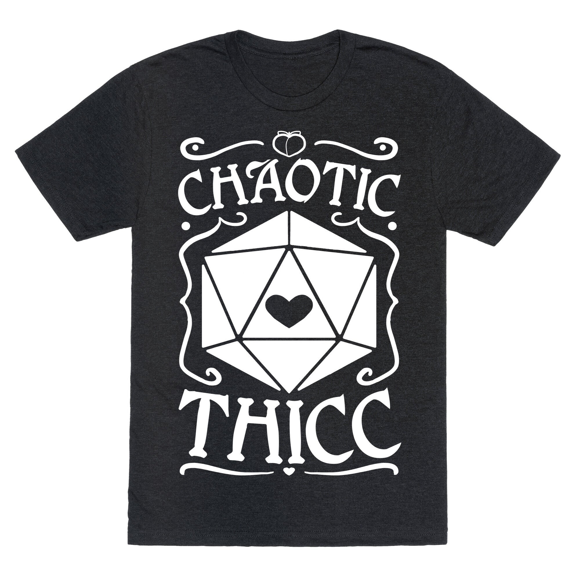 Chaotic Thicc Unisex Triblend Tee Hoodie, Sweatshirt | PureTeeCo.com (Image 1)