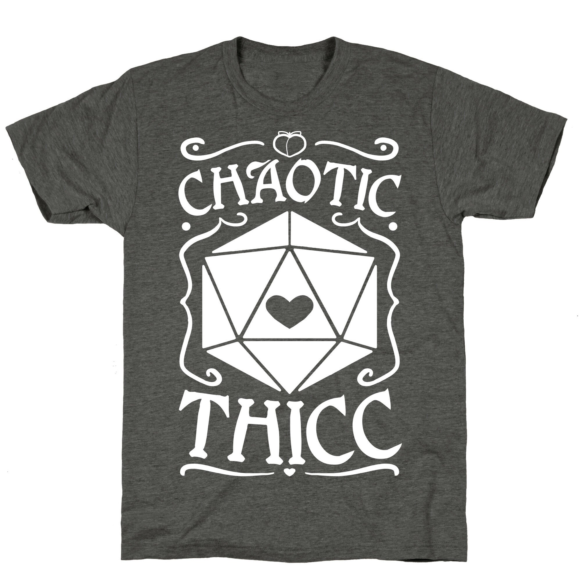Chaotic Thicc Unisex Triblend Tee Hoodie, Sweatshirt | PureTeeCo.com (Image 3)