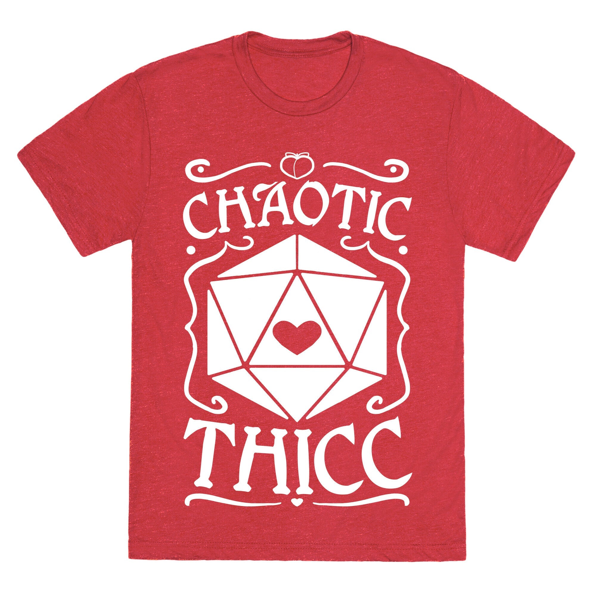 Chaotic Thicc Unisex Triblend Tee Hoodie, Sweatshirt | PureTeeCo.com (Image 4)