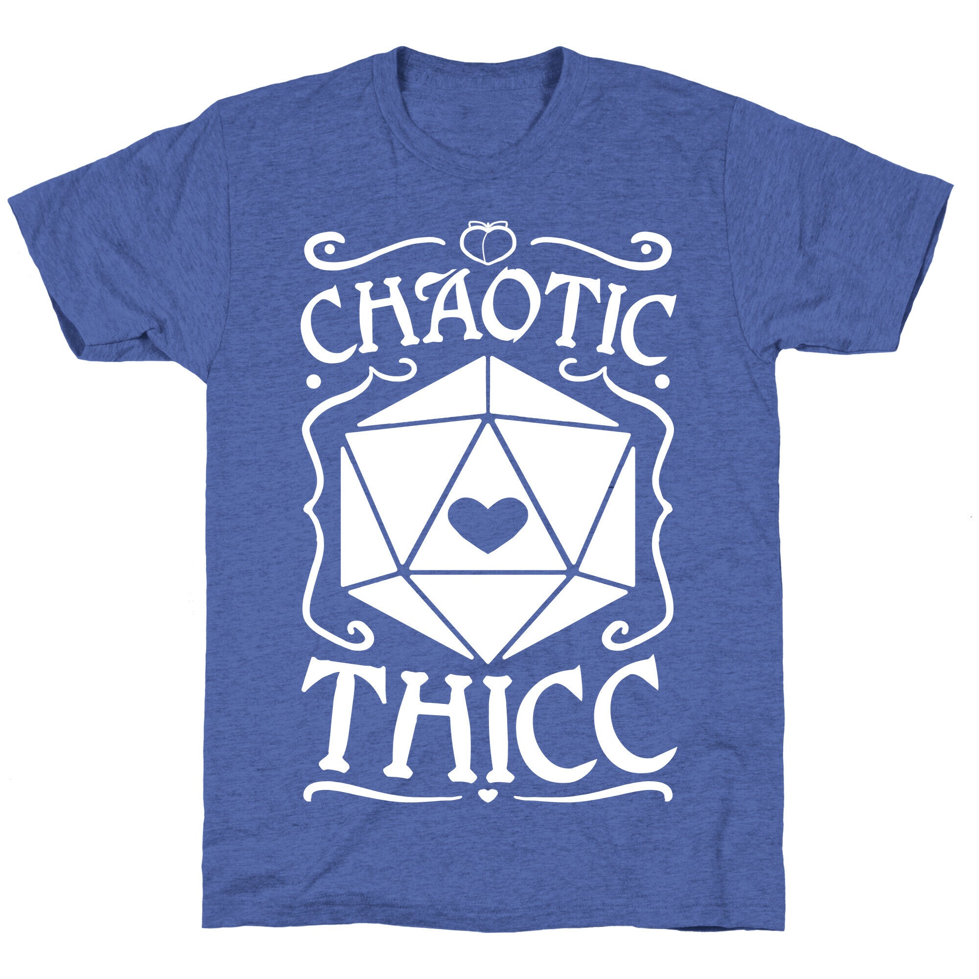 Chaotic Thicc Unisex Triblend Tee Hoodie, Sweatshirt | PureTeeCo.com (Image 5)