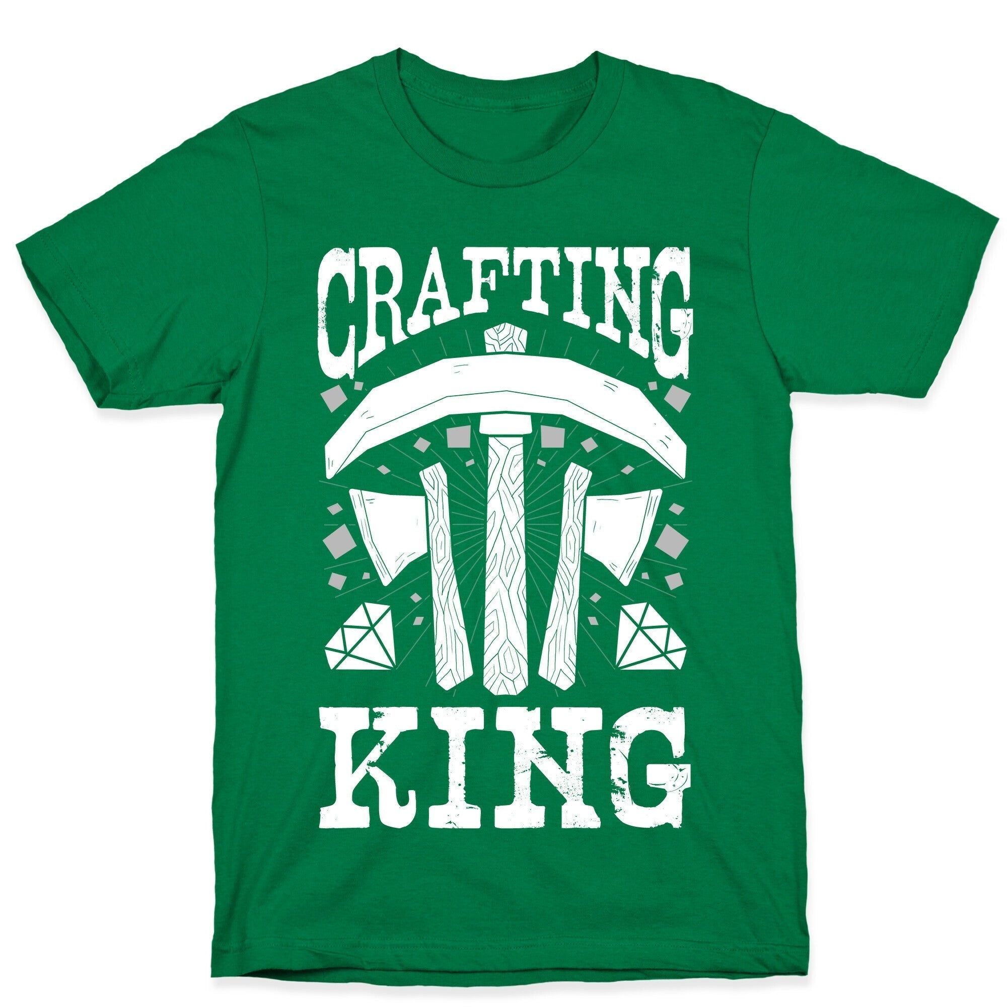 Crafting King T-Shirt Hoodie, Sweatshirt | PureTeeCo.com (Image 3)