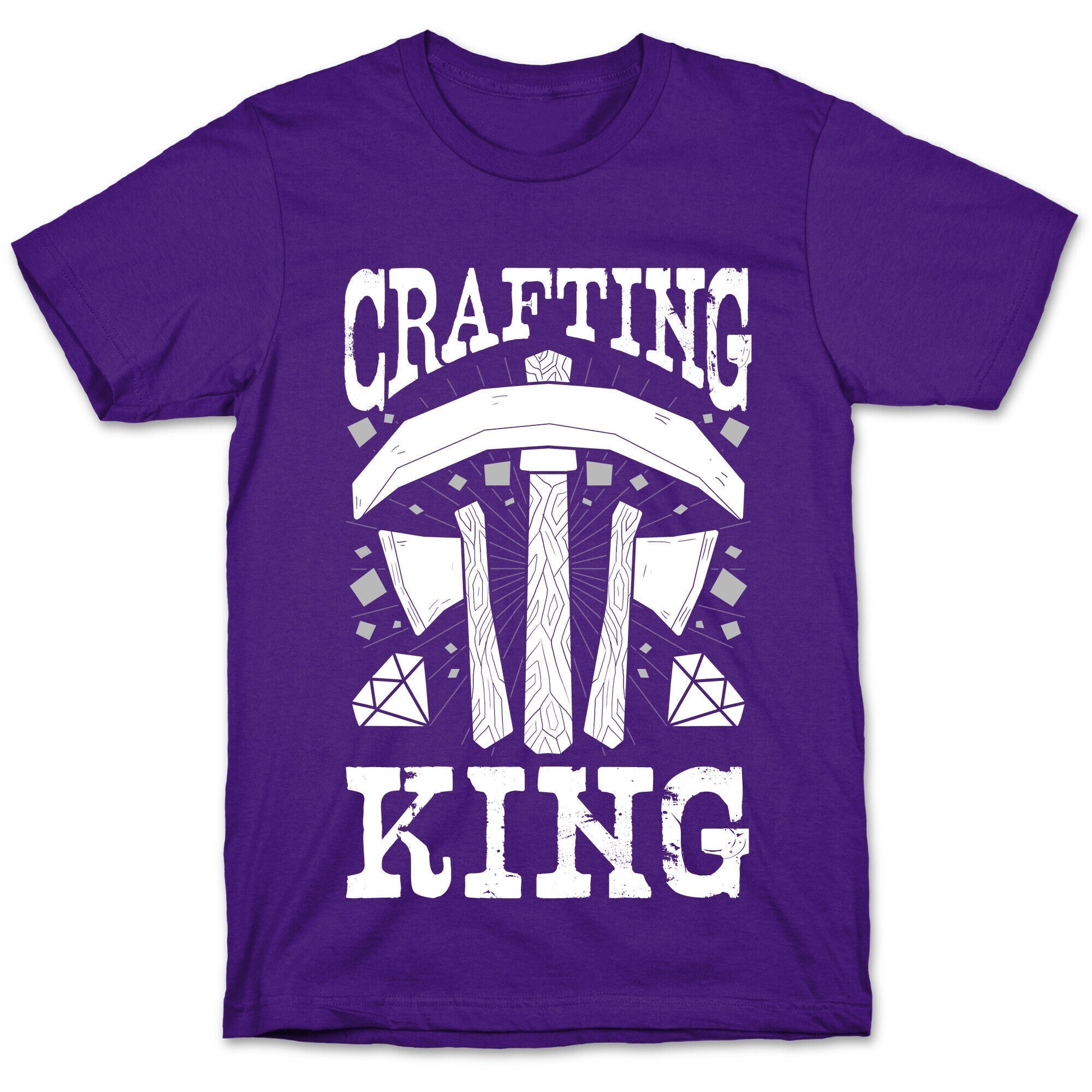 Crafting King T-Shirt Hoodie, Sweatshirt | PureTeeCo.com (Image 5)