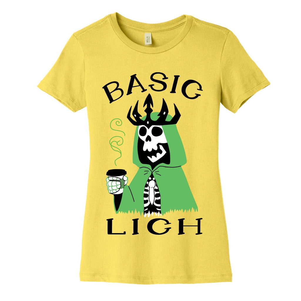 Basic Lich Women's Cotton Tee Hoodie, Sweatshirt | PureTeeCo.com (Image 3)