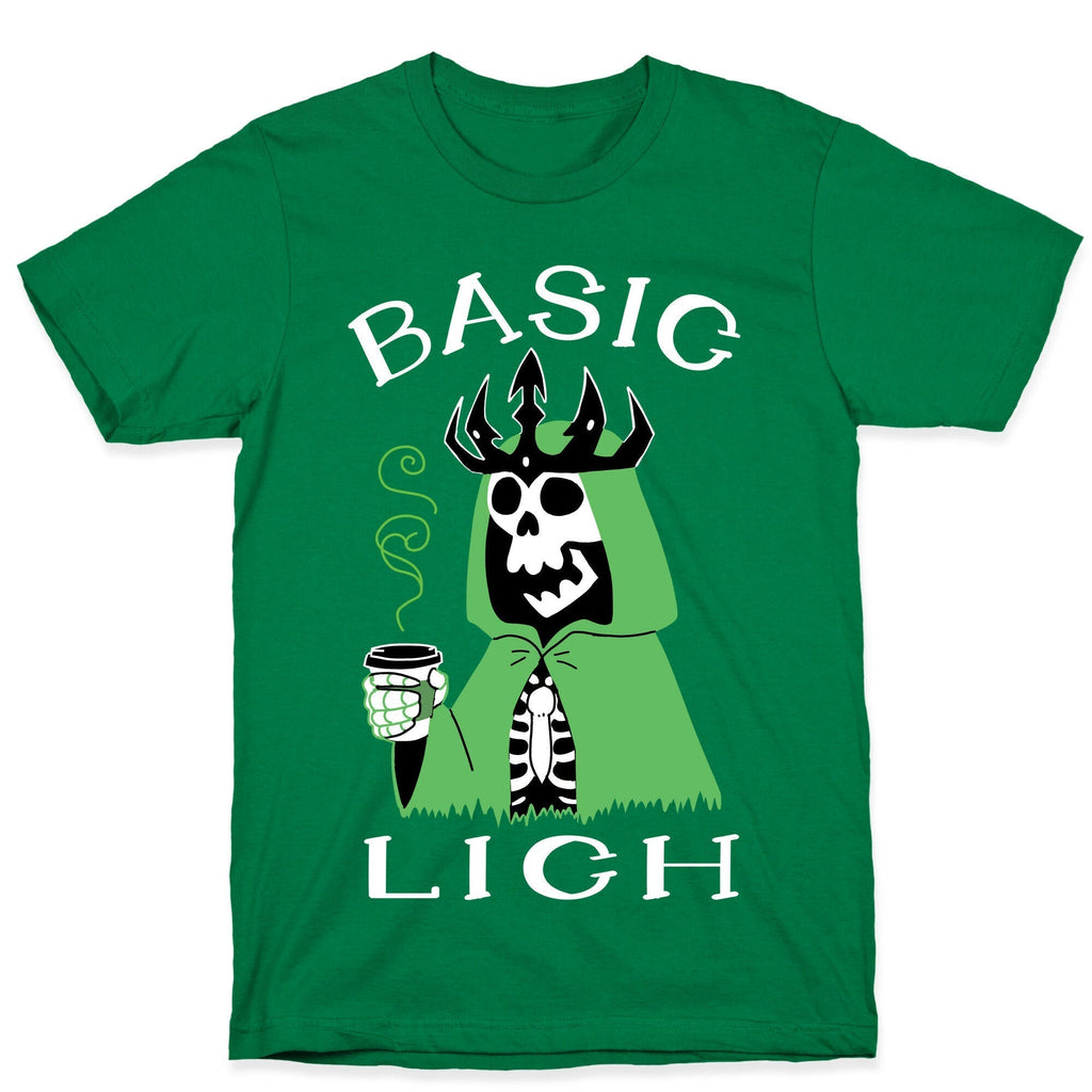 Basic Lich T-Shirt Hoodie, Sweatshirt | PureTeeCo.com (Image 3)