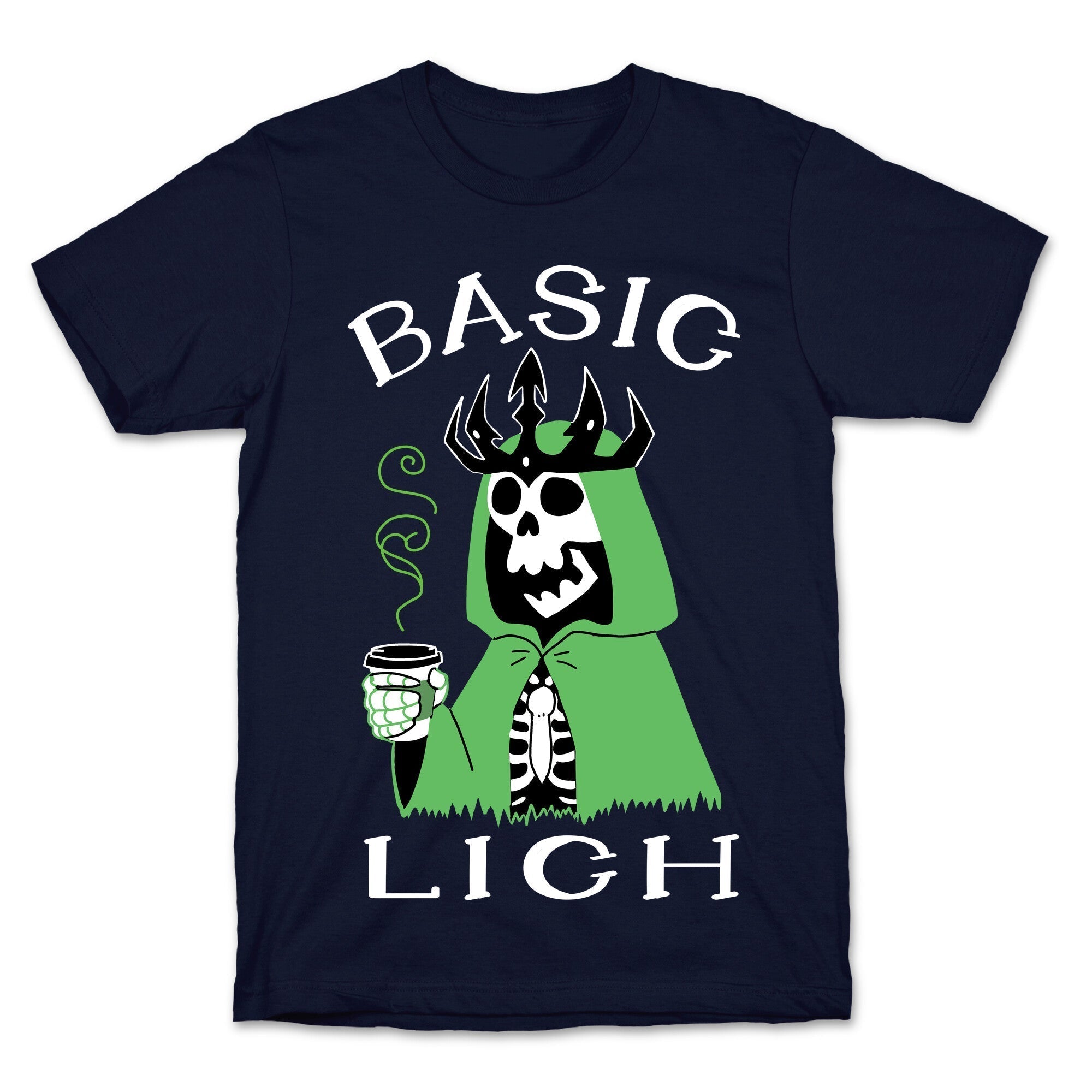 Basic Lich T-Shirt Hoodie, Sweatshirt | PureTeeCo.com (Image 4)