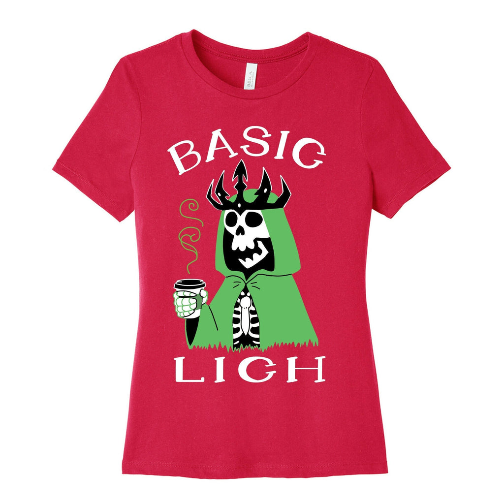 Basic Lich Women's Cotton Tee Style001 Hoodie, Sweatshirt | PureTeeCo.com (Image 2)
