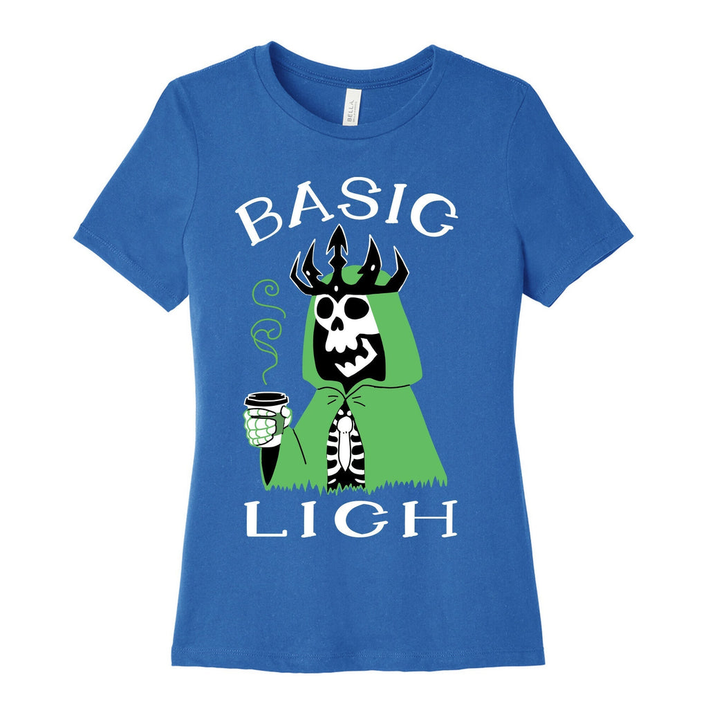 Basic Lich Women's Cotton Tee Style001 Hoodie, Sweatshirt | PureTeeCo.com (Image 3)
