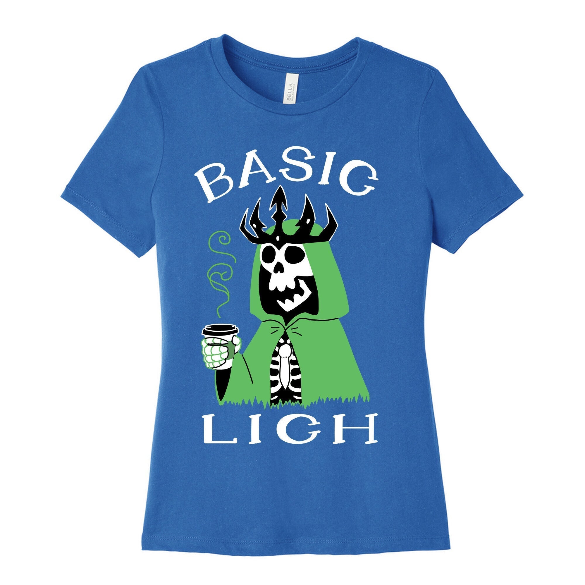 Basic Lich Women's Cotton Tee Style001 Hoodie, Sweatshirt | PureTeeCo.com (Image 3)