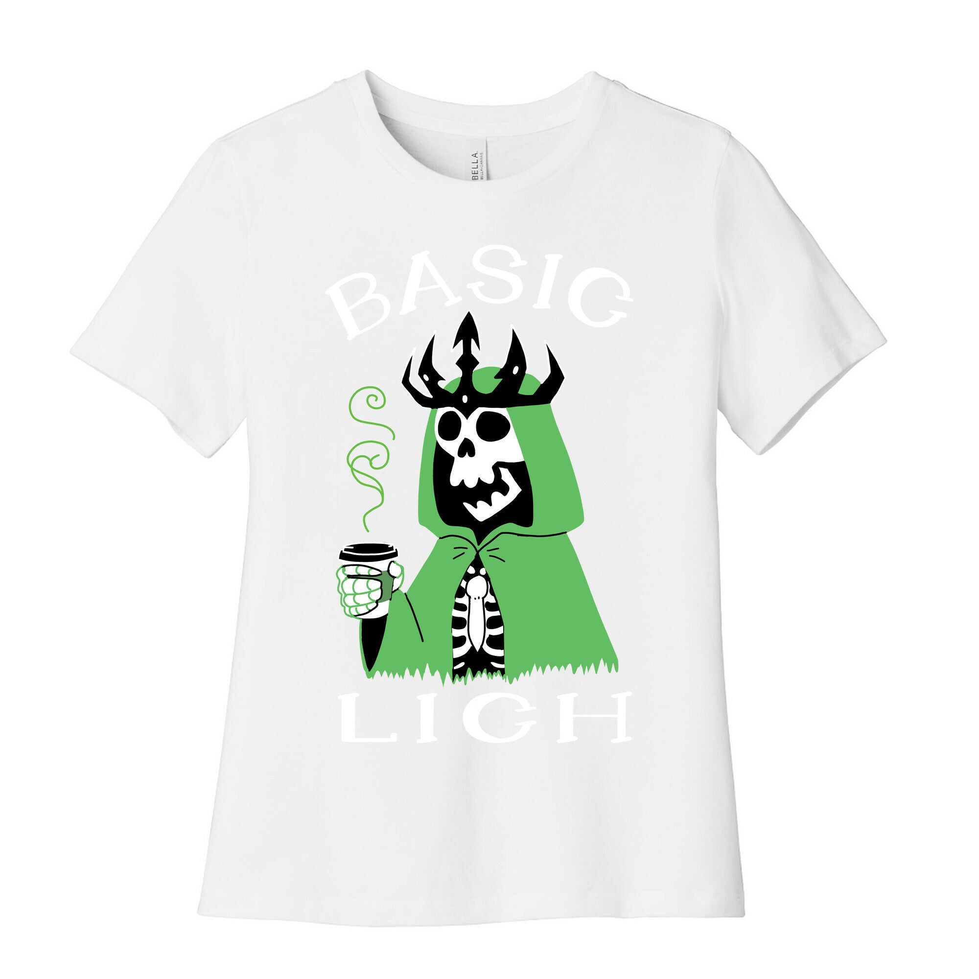 Basic Lich Women's Cotton Tee Style001 Hoodie, Sweatshirt | PureTeeCo.com (Image 4)