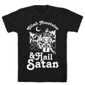 Climb Mountains and Hail Satan T-Shirt Hoodie, Sweatshirt | PureTeeCo.com (Image 1)
