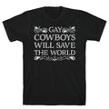 Gay Cowboys Will Save The World T-Shirt Hoodie, Sweatshirt | PureTeeCo.com (Image 1)