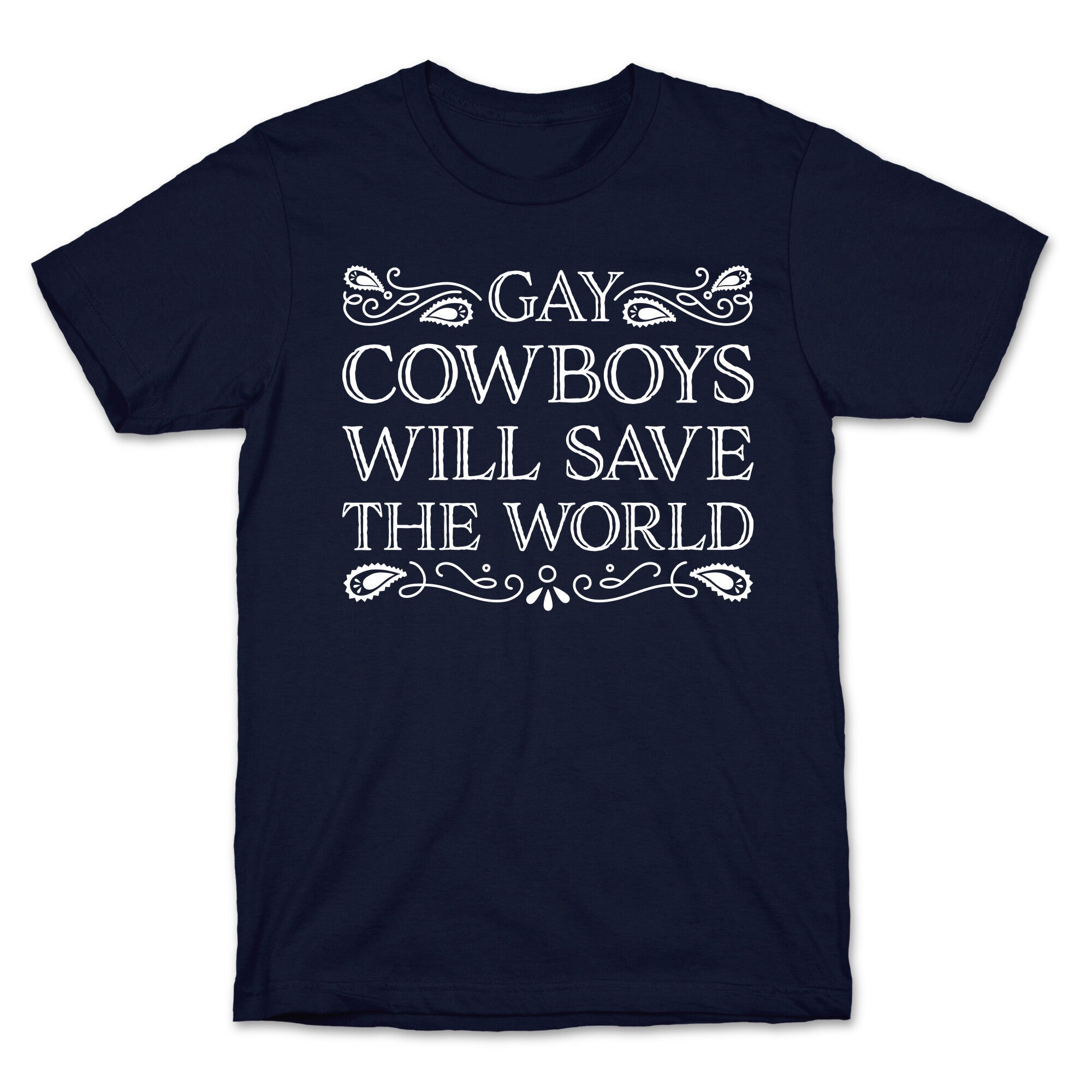 Gay Cowboys Will Save The World T-Shirt Hoodie, Sweatshirt | PureTeeCo.com (Image 4)
