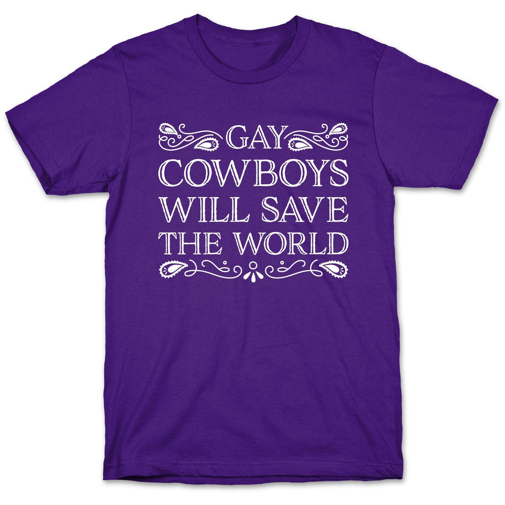 Gay Cowboys Will Save The World T-Shirt Hoodie, Sweatshirt | PureTeeCo.com (Image 5)