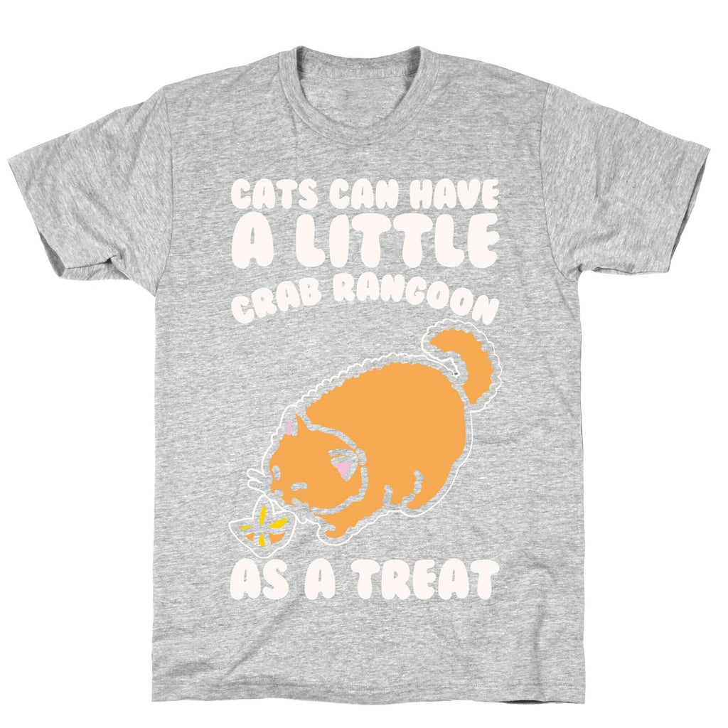 Cats Can Have A Little Crab Rangoon As A Treat White Print T-Shirt Hoodie, Sweatshirt | PureTeeCo.com (Image 2)
