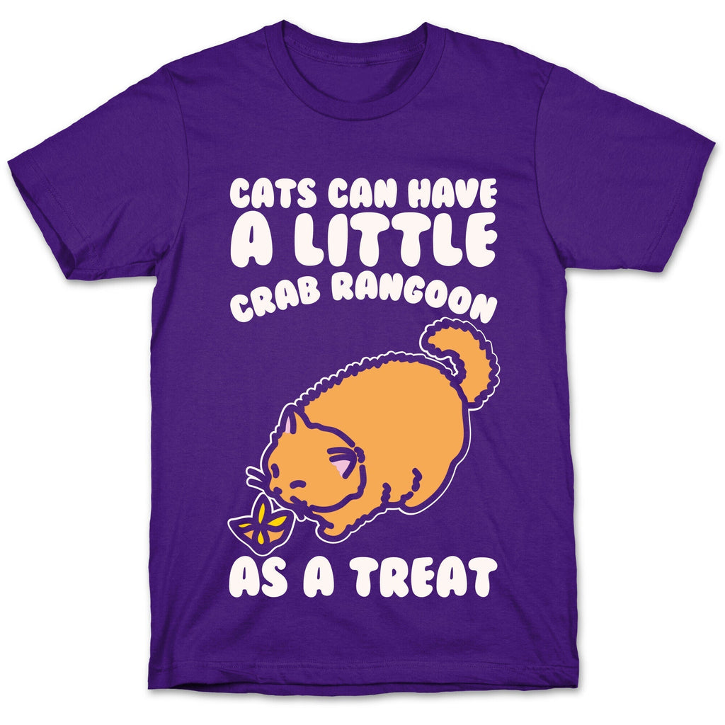 Cats Can Have A Little Crab Rangoon As A Treat White Print T-Shirt Hoodie, Sweatshirt | PureTeeCo.com (Image 5)